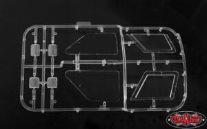 RC4WD 1985 Toyota 4Runner and 1987 Toyota XtraCab Clear Parts (B) Z-B0195